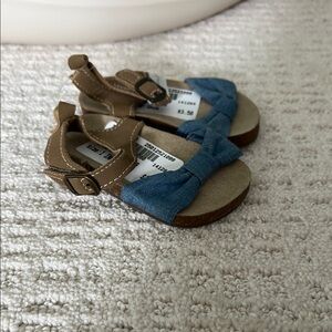 Kids Brown and Blue Sandals
